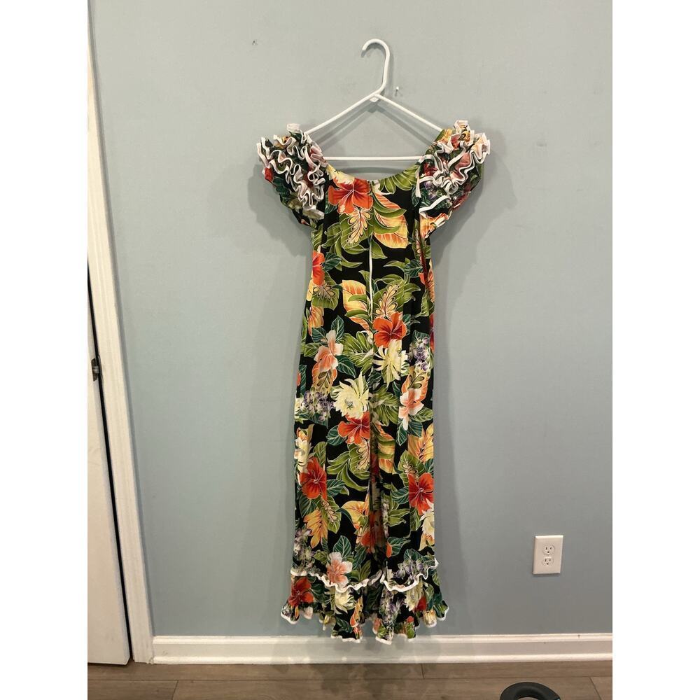 Vintage Pacific Legend Womens Hawaiian Dress S Colorful Tropical Vacation Mumu - Picture 5 of 10